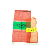 Red Color PP Leno Mesh Bag for Vegetable